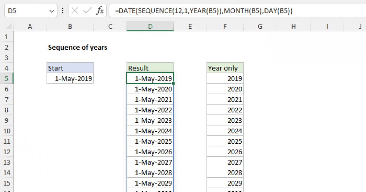 sequence-of-years-excel-formula-exceljet